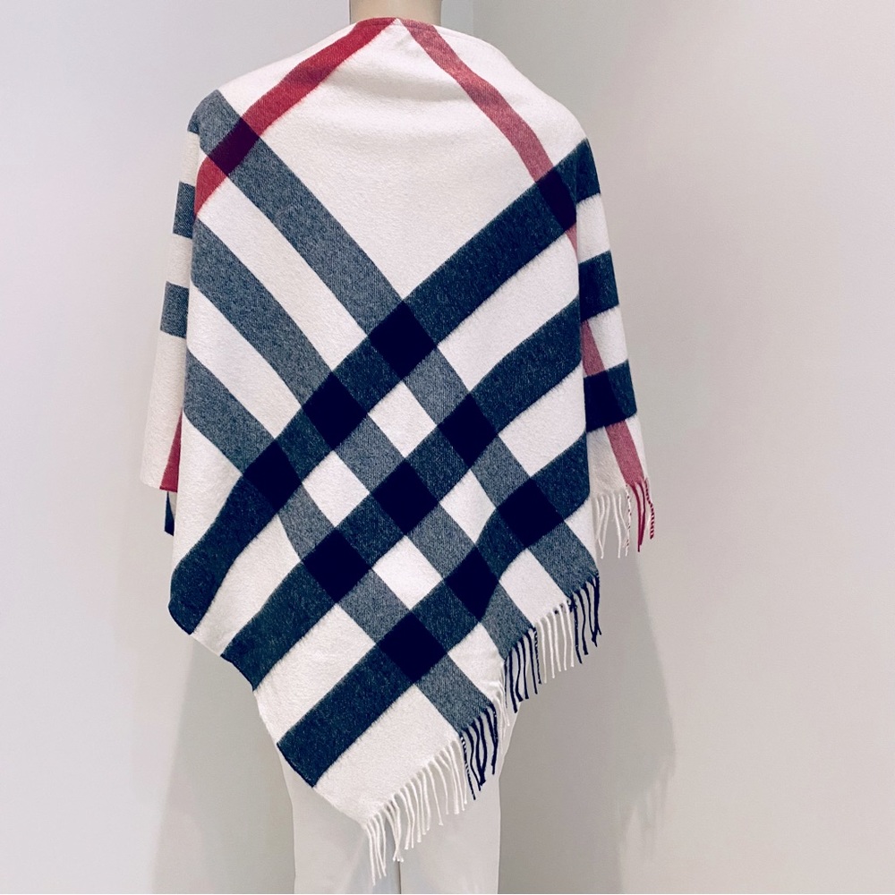 BURBERRY LONDON HALF MEGA CASHMERE BANDANA / SCARF / WRAP. - Picture 5 of 11